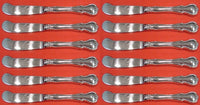 French Provincial by Towle Sterling Silver Butter Spreaders HH paddle Set 12 pcs