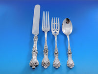 Majestic by Alvin Sterling Silver Flatware Set for 12 Service 77 pcs Multi motif