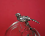 Art Silver c. 1860-1883 Sterling Silver Crumber BC w/ 3-D Bird on Branch 11 3/8"