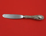 Rose by Stieff Sterling Silver Butter Spreader HH Modern with Cartouche 5 3/4"