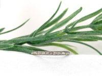 18k White Gold Wedding Band Ring Size 6.75 Jewelry (#J7285)
