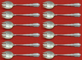 Shenandoah by Wallace Sterling Silver Ice Cream Fork Set of 12 pc Custom Made 6"