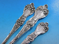 Majestic by Alvin Sterling Silver Flatware Set for 12 Service 74 pieces Dinner