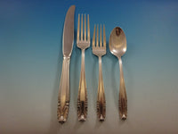Stradivari by Wallace Sterling Silver Flatware Set For 12 Service 75 Pieces