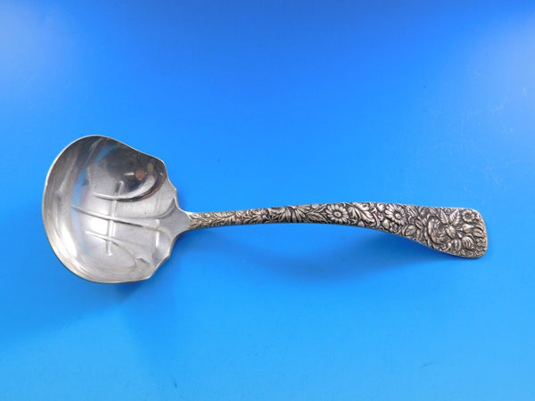 Arlington by Towle Sterling Silver Gravy Ladle Plain fluted bowl 7" Dated 1886