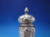 Durgin Sterling Silver Salt and Pepper Shakers #1833 Engraved (#7093)