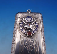 Breadner Mfg Co Sterling Silver Card Case for Stamps "BPOE Elk's Club" (#6993)