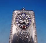 Breadner Mfg Co Sterling Silver Card Case for Stamps "BPOE Elk's Club" (#6993)