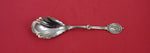 Medallion by Gorham Sterling Silver Preserve Spoon shell bowl 7"