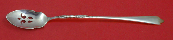 Nellie Custis By Lunt Sterling Silver Olive Spoon Pierced Long 7 3/8" Custom