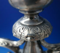 Victoria by Fisher Sterling Silver Candelabra Pair 3-Light #350 Heavy (#5835)