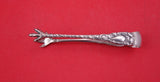 Chrysanthemum by Durgin Sterling Silver Sugar Tong 4 1/2"