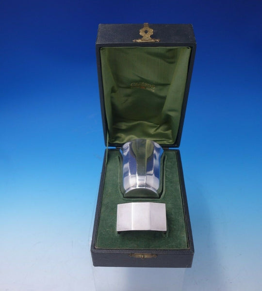 Christofle Silverplate Traveling Set 2pc Drinking Cup Napkin Ring in Box (#4984)