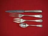 Segur by Puiforcat France Sterling Silver Dinner Size Place Setting(s) 4pc