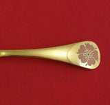 Georg Jensen Sterling Silver Annual Spoon Vermeil w/ Enamel Wild Rose 1976 6"