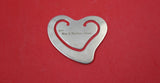 Elsa Peretti by Tiffany & Co.  Sterling Book Mark heart shaped .3oz 2" x 1 1/2"
