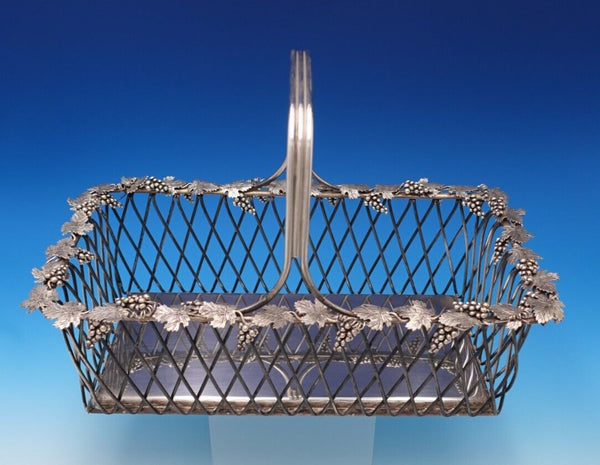 Grape by Unknown Italian Sterling Silver Wine Caddy / Grape Basket 61ozt (#7513)