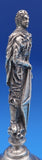 Italian 800 Silver Bell with Figural Handle Man 5 1/4" no clapper (#8380)