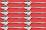 Diamond by Reed and Barton Sterling Silver Teaspoon Set 12 pieces 6"