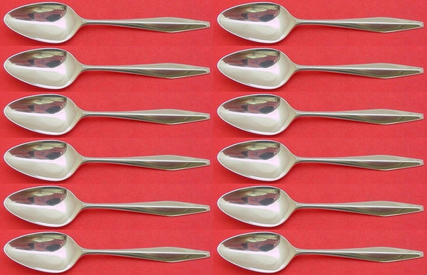 Diamond by Reed and Barton Sterling Silver Teaspoon Set 12 pieces 6"