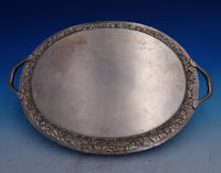 Repousse by Kirk Sterling Silver Drink/Wine/Martini Serving Tray #100 BC (#8519)