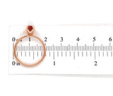 14k Rose Gold .92ct Oregon Genuine Natural Sunstone Ring Size 6.75 (#J7207)