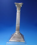 Georgian by B.G. Sterling Silver Candlestick 10" x 3 3/4" Weighted (#5762)