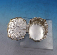 Gebruder Dingeldein German Sterling Silver Box Oval Scalloped Rococo (#6743)