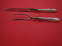 Silver Flutes by Towle Sterling Silver Roast Carving Set 2-pc knife 13"