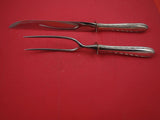 Silver Flutes by Towle Sterling Silver Roast Carving Set 2-pc knife 13"