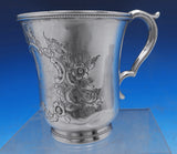 William Gale and Son Coin Silver Baby Cup Chased Repoussed Flowers (#8881)