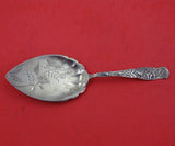 Rose aka Bug by Knowles Sterling Silver Pie Server FHAS BC Leaves Flowers 9 1/4"