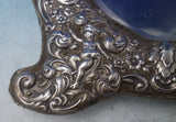 Black Starr and Frost Sterling Silver Mirror Heart Frame 5 1/4" x 5" (#6190)