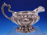 Chantilly by Gorham Grand Sterling Silver Gravy Boat w/ Underplate #A595 (#9036)