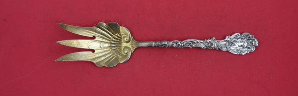 Versailles by Gorham Sterling Silver Salad Serving Fork GW 3-Tine w/shell 8 3/4"