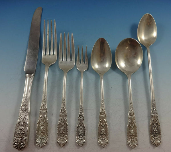 Milburn Rose by Westmorland Sterling Silver Flatware Set 12 Service 93 Pieces