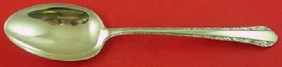 Chased Romantique by Alvin Sterling Silver Serving Spoon 8 3/8" Vintage