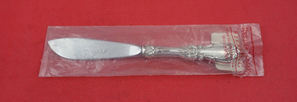 Burgundy by Reed and Barton Sterling Silver Master Butter HH  FS 7" new