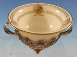 Chrysanthemum by Tiffany and Co Sterling Silver Bouillon Cup w/Lenox Liner #2635