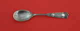 Ribbon by Wendt Sterling Silver Sugar Spoon w/ brite-cut bowl 6 1/4"