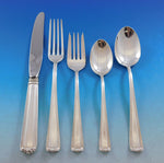 Embassy Scroll by Lunt Sterling Silver Flatware Set for 12 Service 63 pieces