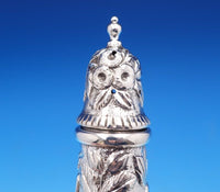 Repousse by Kirk Sterling Silver Salt Shaker 5" x 2" 3.5 ozt." (#7956) Heirloom