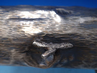 Italian Sterling Silver Box in Log Form w/Applied Branch Handle Feet (#7456)