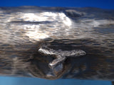 Italian Sterling Silver Box in Log Form w/Applied Branch Handle Feet (#7456)
