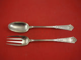 Egyptian by Whiting Sterling Silver Salad Serving Set 2-pc FHAS 12 1/4" Antique