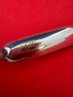 English Georgian Sterling Silver Marrow Scoop London 1808 unreadable marks  9"