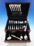 Williamsburg Shell by Stieff Sterling Silver Flatware Set Service 35 pcs Dinner
