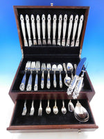 Acorn by Georg Jensen Sterling Silver Dinner Flatware Set 12 Service 89 Pieces