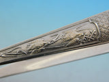 Japanese by Gorham Sterling Silver Ice Tong Gold Washed 6 1/4" Antique Server