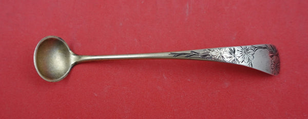 Chrysanthemum by Gorham Sterling Mustard Ladle original 4 3/4"